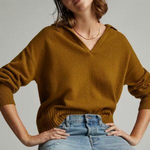 NWT XXS Everlane "The Cashmere Polo" - color: Tapenade